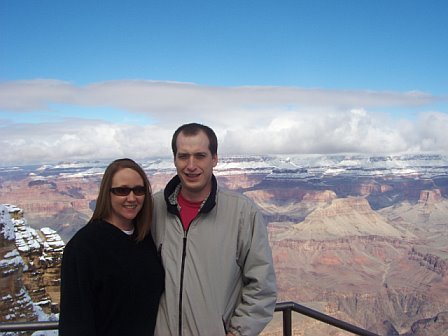 Lisa & John at the Grand Canyon.