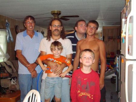 Sam,son Paul,son Charlie,grandson Scott,grandson Chase,grandson Charlie