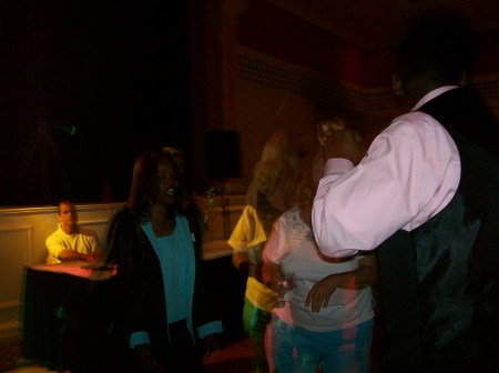 Me and my husband Ronnie dancing