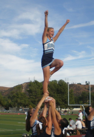 My Freshman cheerleader captin