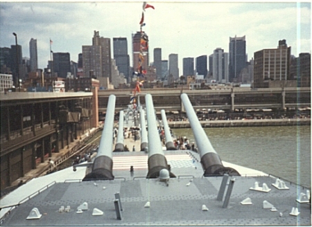 USS IOWA BB-61 in New York City