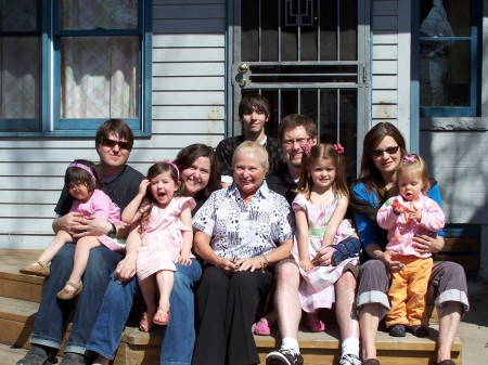 Visiting my kids & grandkids in Denver, 2008
