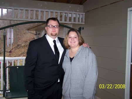 My stepson Mikey and his wife Jessie