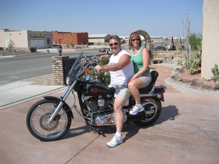 John & I in Yuma Arizona, April '08