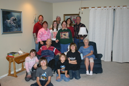 Family on Dad's 88th Birthday, 2007