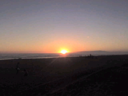 SUNSET AT  SUNSET BEACH SANTA CRUZ :)