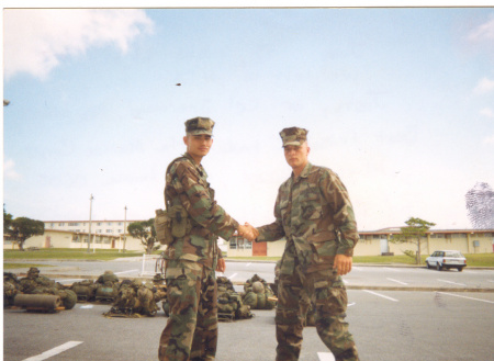 Me and my best friend Joshua Sherwood, USMC