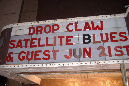 Dropclaw's name in lights