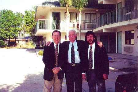 Brother Greg, Dad and me in Florida