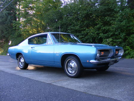 1968 Plymouth Barracuda fastback