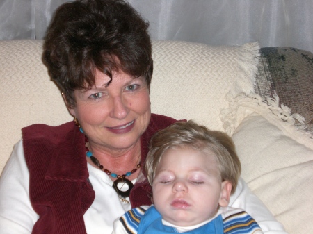 Logan with his mimaw
