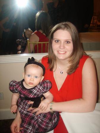 My oldest, Jennifer, and her baby, Maddie