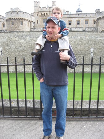 CJ and I at the Tower of London