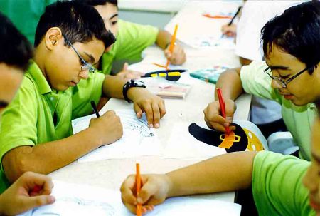 Art students in Cairo