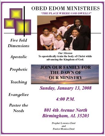 Obed Edom Ministries