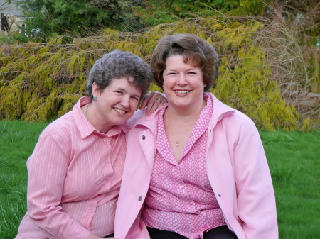 Sister Shirlene Littrell on left and her best friend Susan Green