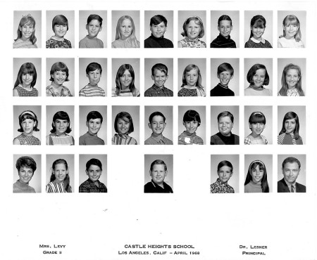 Castle Heights - 5th Grade - 1968 - Class