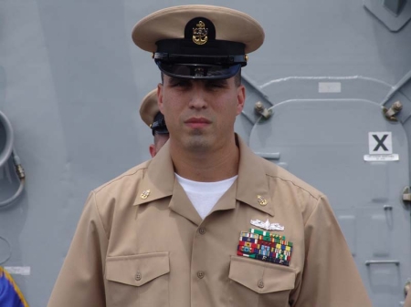 Pinning Ceremony onboard USS McCampbell