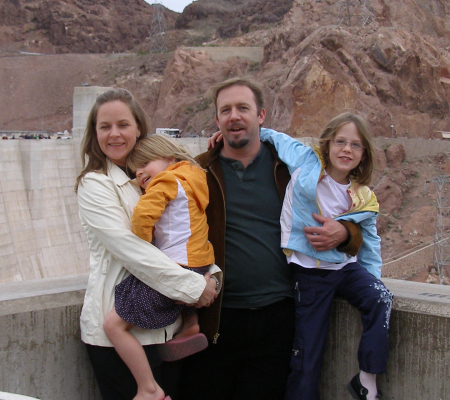 Family at the Hoover Dam