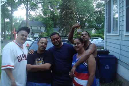 fathers day 2008 with my boys! n my sis!