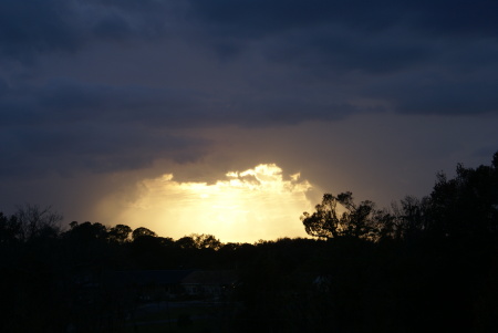 Sunset over Winter Garden