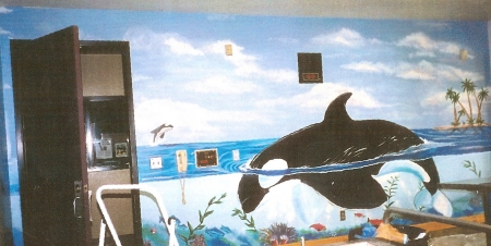 Ocean mural