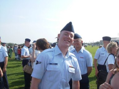 My son Dylan in the Air Force