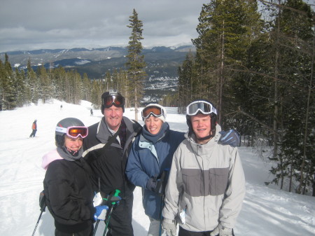 Skiing at Breckenridge, March '08