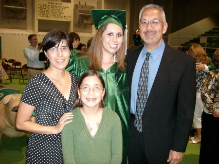 H.S Grad with family