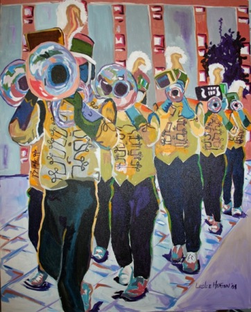 band painting 2008