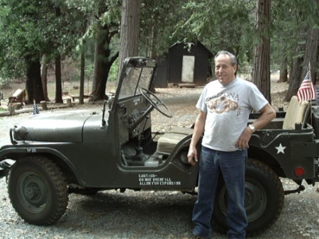 My dad and his jeep.