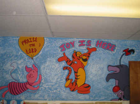Wall Mural of the Winnie 'Da Pooh characters