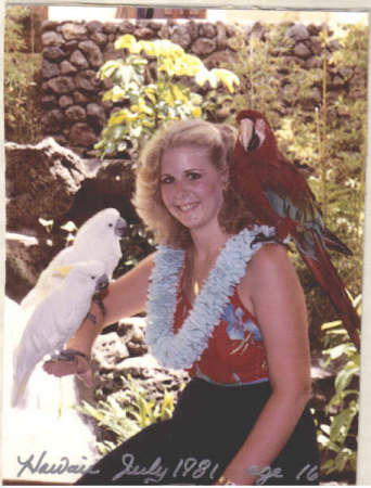 1981 Theresa in Hawaii