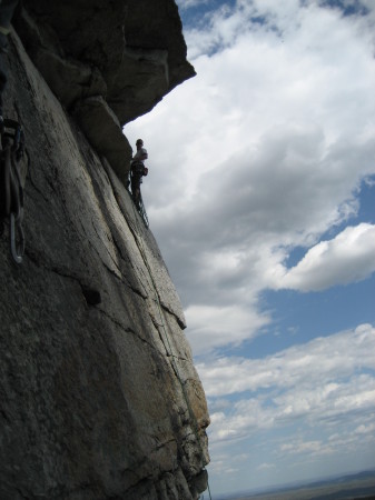 Me climbing the 'Gunks near New Paltz