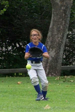 Daughter playing for Chino 8U all-stars