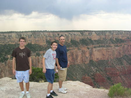 My boys at the Grand Canyon