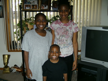 Son Hassan,daughter Tamyra & granson Jaiden