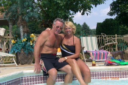 Ed and Dawne enjoying the summer 2008