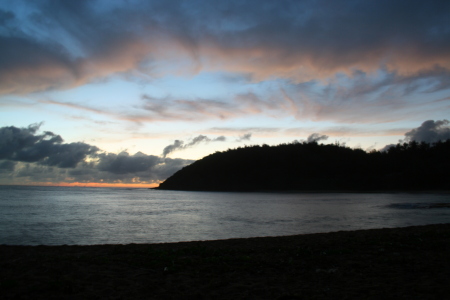 Sunrise on Moloaa Bay