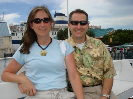 Me and my sweetie in the Bahamas