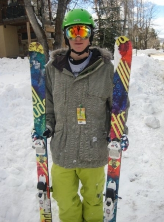 Bayley skiing