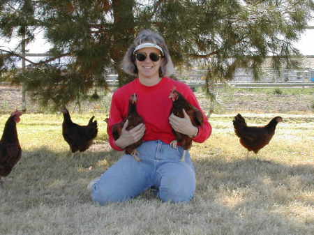 Me and my chickens