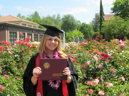 Kelsey Graduating from Chico State