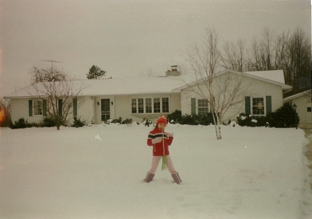 the family was house-sitting here!