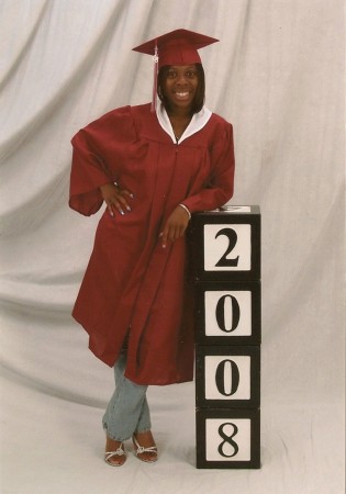 Tia's graduation picture