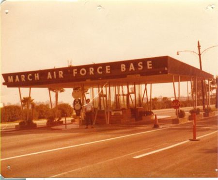 March AFB MAIN GATE