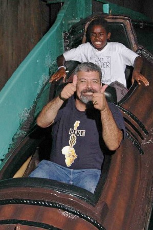 Roller Coaster at Bush Gardens