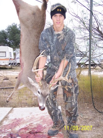 My son's first deer