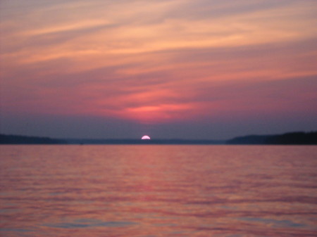 Sunset Kerr lake-Clarksville Va