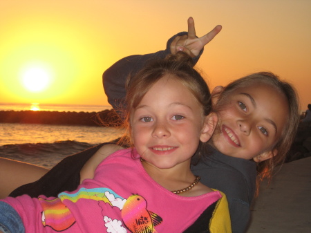 Breanna & Allison at Carlsbad Beach, Ca